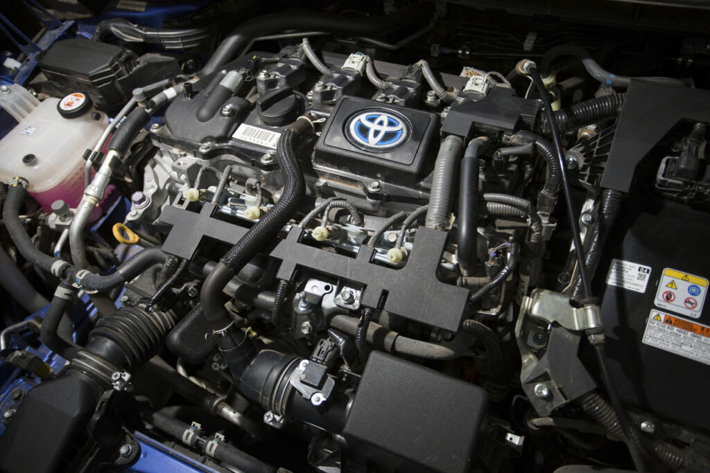 toyota corolla cross hibrido versao xrx azul netuno - motor ciclo Atkinson