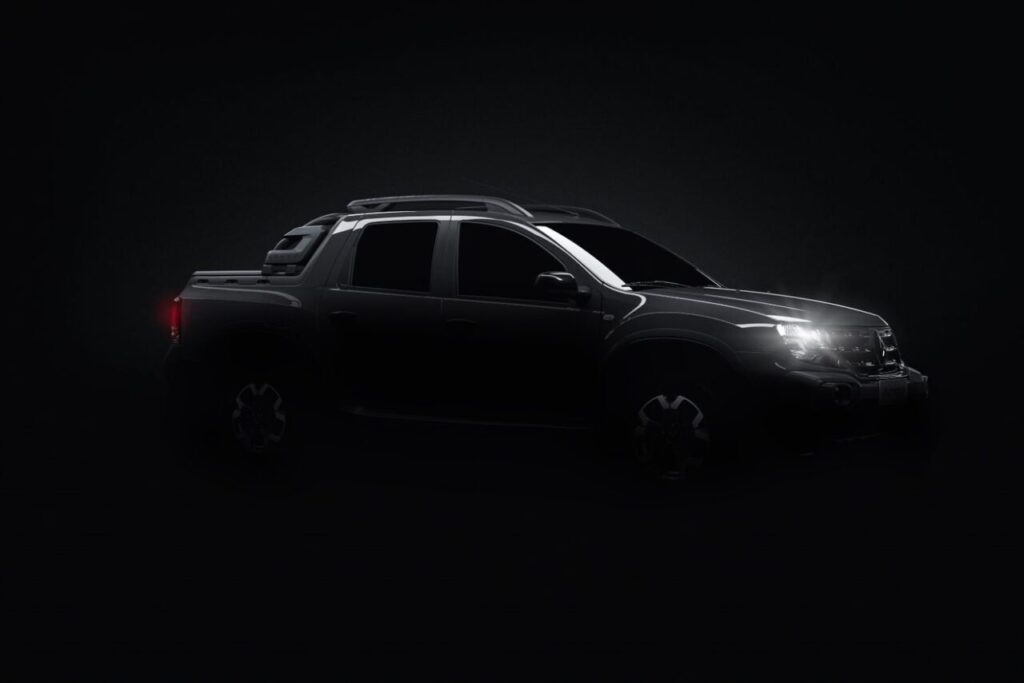 Renault divulga primeiras imagens da nova Oroch 2023 1 renault oroch 2023