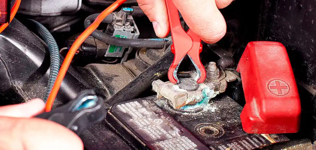 Por que forma Zinabre na bateria? 4 zinabre bateria do carro