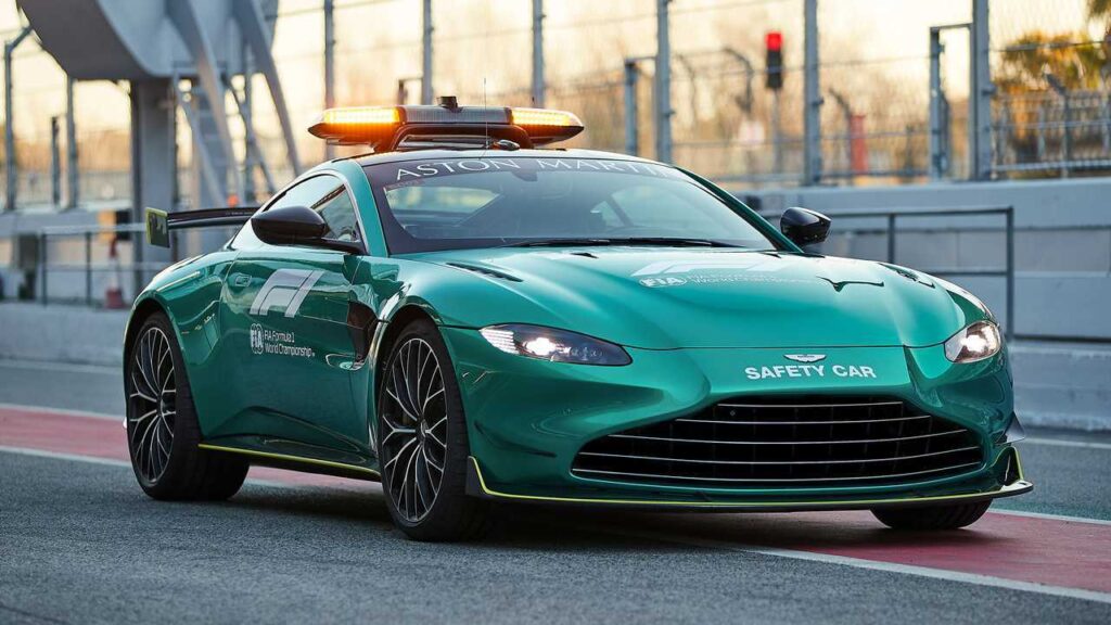 Aston Martin: Safety Car na F1 faz empresa faturar R$ 400 milhões 2 Safety Car Aston Martin F1
