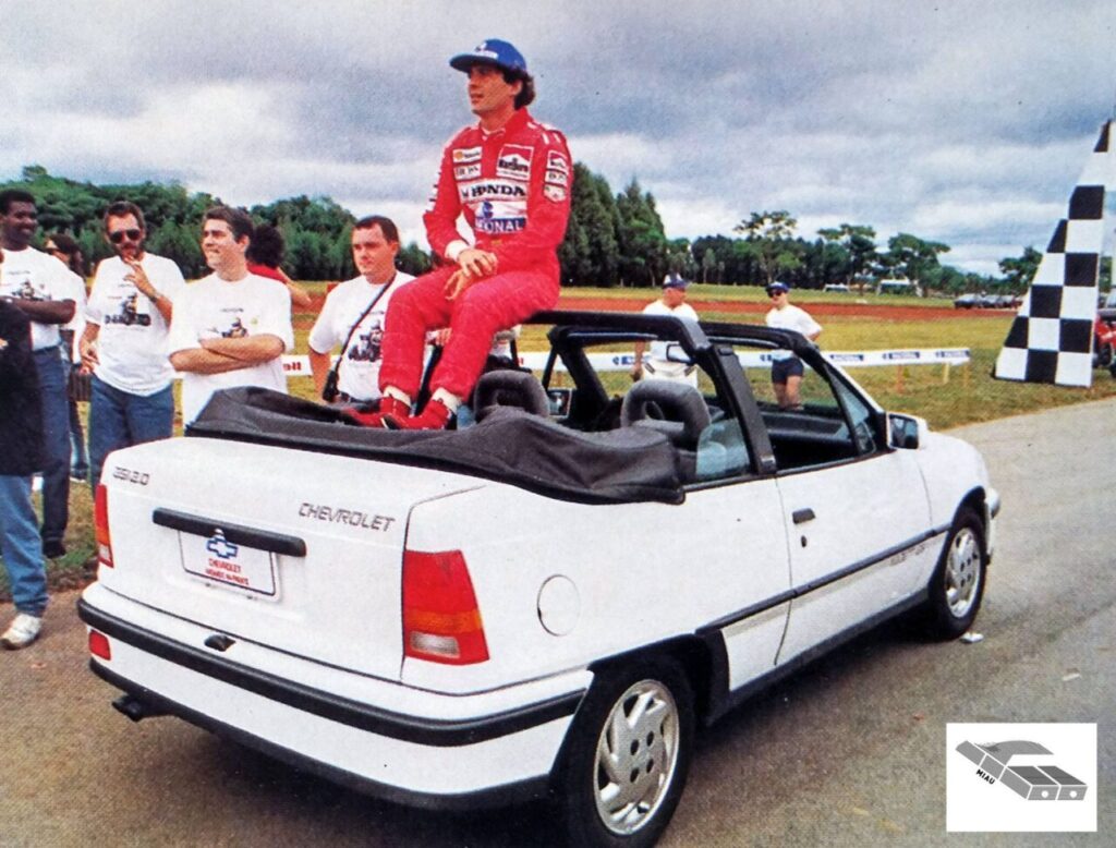 Chevrolet Kadett: conheça a história do hatch no mundo e no Brasil 2 Chevrolet Kadett Ayrton Senna
