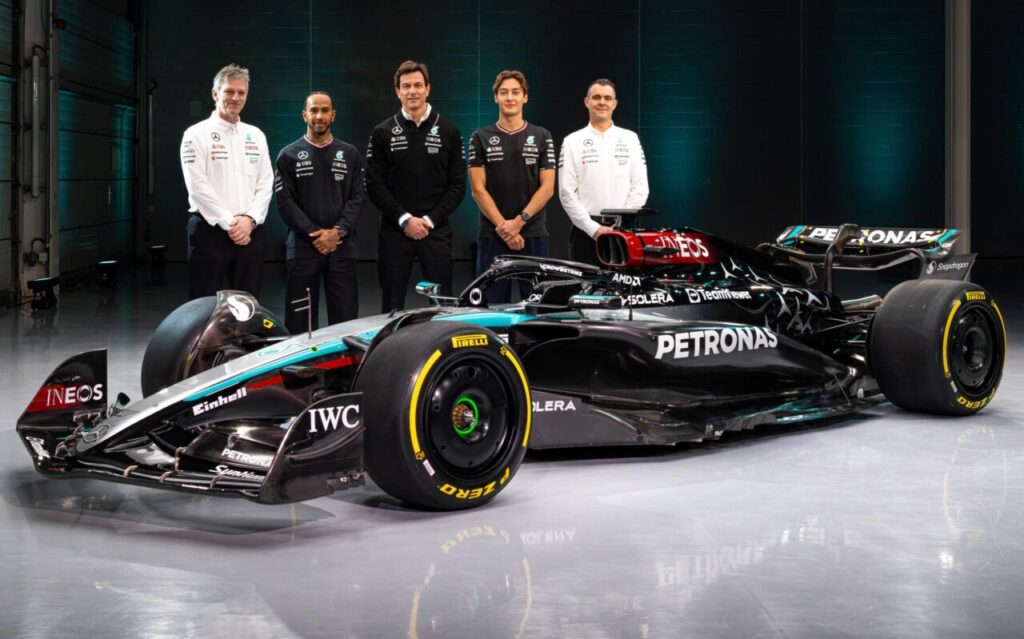 F1 2024: Mercedes revela o carro para a nova temporada 8 Mercedes-AMG Petronas F1 carro lançamento 2024