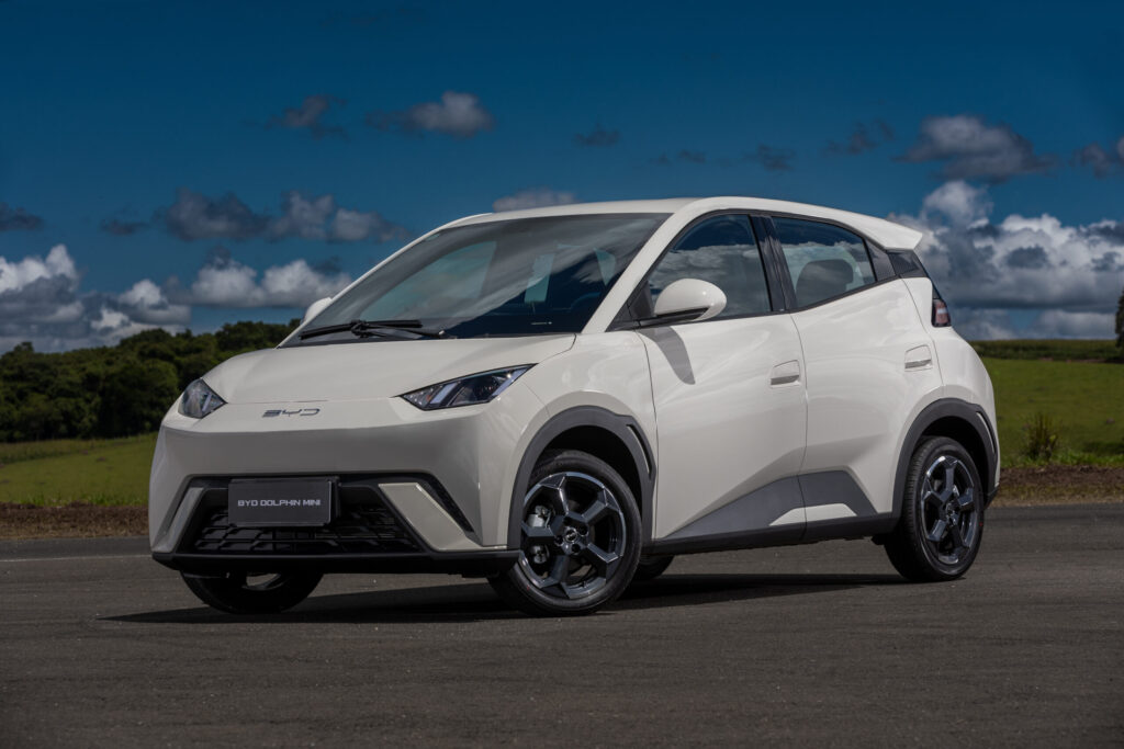 A imagem mostra uma foto de um dos modelos novos de carros para 2024.