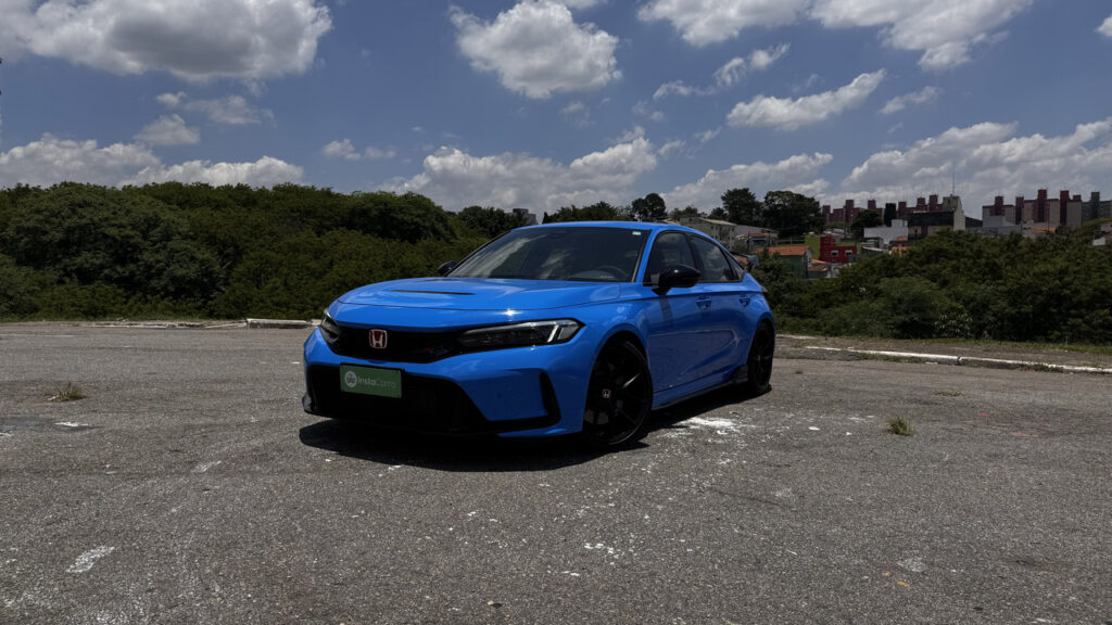 Honda Civic Type R 2025: esportivo raiz necessário 1 Honda Civic Type R Racing Blue Pearl (20)
